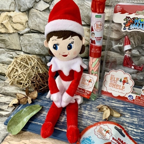 Bundle Girl Elf on Shelf American Girl Doll Worlds Smallest Plushee Pal Snuggler - Picture 2 of 6